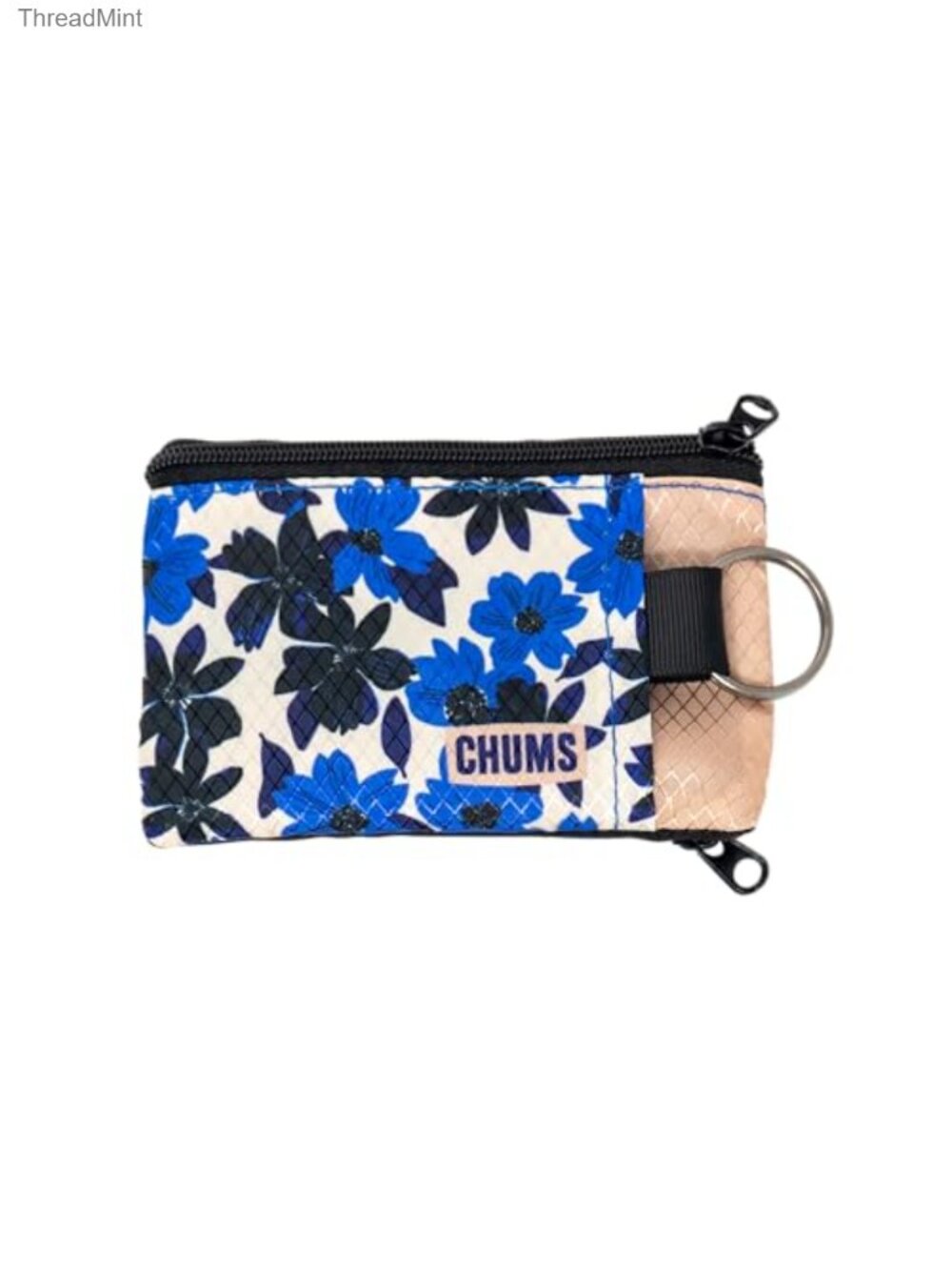Chums Surfshorts Wallet RFID Blocking Nylon Zippered Slim Wallet